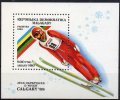 Winter Olympiade 1978 Canada Calgary Madagaskar Block 76 ** 3€ Skisprung Bloque M/s Sport Olympic Sheet Bf Malagasy - Winter 1988: Calgary