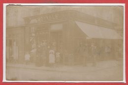 COMMERCE --  CARTE PHOTO - RARE - Chaussures Incroyable - St Germain? - Magasins