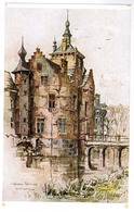 Deinze Bachte, Kasteel Ooidonk, Centrale Toren En Ophaalbrug (pk55664) - Deinze