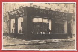 COMMERCE --  CARTE PHOTO - RARE --  Magasin - Thomassen  - Tailleur - Shops