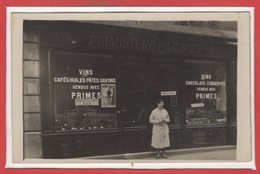 COMMERCE --  CARTE PHOTO - RARE - Magasins - Primistère Parisien - Shops