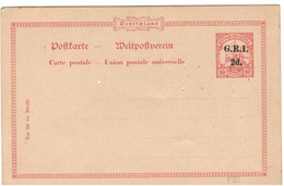 Nouvelle Guinée.Colonie Allemande.DNG.1915.G.R.I.Entier Postal.Michel P2. Neuf. 19C51 - Duits-Nieuw-Guinea