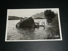 CPSM, Carte Postale, Savoie 73, Le Bout Du Lac Du Bourget, La Pierre Ducarre, Animée - Sciez