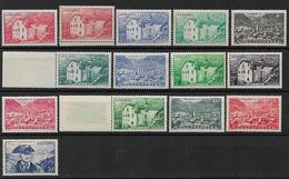 Andorra 1944/51 Landschaften Michel Lot Aus 103-40 **/* Mnh/nh - Unused Stamps