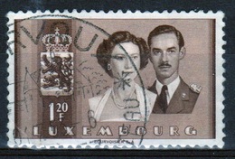 Luxembourg 1953 Single Commemorative Stamp To Celebrate The Royal Wedding. - Oficiales