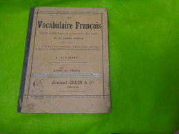 Le Vocabulaire Francais Par I.carre -de 1894- - 6-12 Años