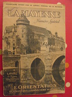 La Mayenne. N° Spécial. Orientation économique Et Financière. Mayenne. Laval. Chateau. Ernée Craon. 1933 - Pays De Loire