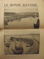 Le Monde Illustré N° 2055 De 1896. Saint-malo Saint -servan Quimper Brest Pleyben Lorient Madagascar - Pays De Loire