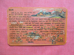 Wyoming Travel Card      Ref 3228 - Autres & Non Classés