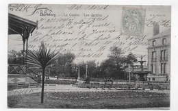 (RECTO / VERSO) CHERBOURG EN 1905 - LE CASINO - LES JARDINS - CPA VOYAGEE - Cherbourg