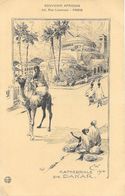 Souvenir Africain: Cathédrale De Dakar - Illustration Signée C.W. 1914 - Carte Non Circulée - Sénégal