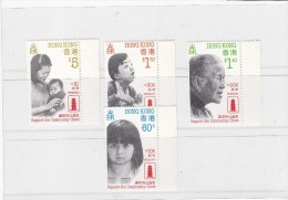 Hong Kong 1988 - Yt 543/46** - Unused Stamps