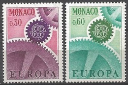 EUROPA - CEPT 1967 - Monaco - 2 Val Neufs // Mnh - 1967