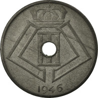 Monnaie, Belgique, 25 Centimes, 1946, TTB, Zinc, KM:131 - 10 Cent & 25 Cent
