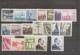 Turquie ( 1430/1439C  X -MH) - Unused Stamps