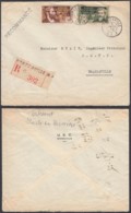 AEF - Lettre Yv45+57 De Brazzaville Vers Brazzaville 03/02/1939 (7G29710) DC2552 - Briefe U. Dokumente