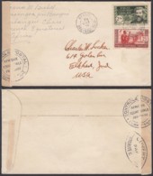 AEF - Lettre Yv40+57 De Bangui, Ubangui-Shari Vers USA + Censure 24/10/1939 (7G29710) DC2546 - Lettres & Documents