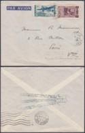 AEF - Lettre Yv22+PA6 De Libreville, Gabon Vers France 07/07/1939 (7G29710) DC2547 - Briefe U. Dokumente