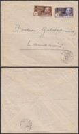 AEF - Lettre Yv49+81 De N'Djole, Gabon Vers Lambarene 22/04/1944 (7G29710) DC2542 - Briefe U. Dokumente