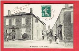 GABARRET 1909 RUE MARSAN HOTEL BIBE CARTE EN TRES BON ETAT - Gabarret