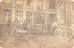 Dépt 57 - LORQUIN - Carte-photo MARÉCHALERIE Léon RAPP - (maréchal-ferrant, Mécanicien Et Charron) - Env. De Sarrebourg - Lorquin