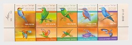 Israel - Postfris / MNH - Complete Set Vogels 2019 - Unused Stamps (with Tabs)