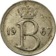Monnaie, Belgique, 25 Centimes, 1967, Bruxelles, TB, Copper-nickel, KM:154.1 - 25 Cent