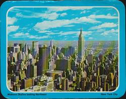 AK New York City Midtown Skyline Looking Northeast. 17,2 X 13,3 Cm. 1977 Postalisch Gelaufen Nach Deutschland. 2 Scans - Multi-vues, Vues Panoramiques