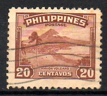 PHILIPPINES. N°329 Oblitéré De 1947. Volcan Mayon. - Volcanos