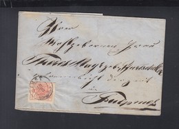 Österreich Faltbrief 1856 Imst Nach Fulpmes - Cartas