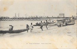 Sénégal, La Plage De Rufisque, Pirogues - Photo Fortier, Dakar - Carte Dos Simple Non Circulée - Senegal