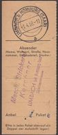 1958-1960. Saar. 2 X Einlieferungsschein. ST. WENDEL (SAAR) 19.1.60 + LIMBACH B HOMBU... () - JF310487 - Cartas & Documentos