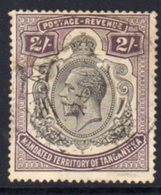 Tanganyika GV 1927-31 2s. Deep Purple Definitive, Used, SG 103 (BA) - Tanganyika (...-1932)