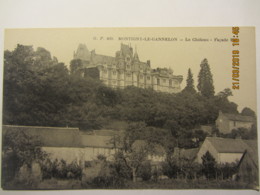 Cpa MONTIGNY LE GANNELON (28) Le Château- Façade Est - Montigny-le-Gannelon