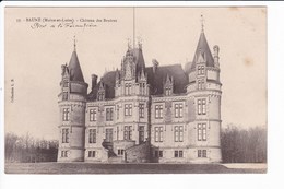 33 - BAUNE - Château Des Bruères -information Manuscrites De 1903 Sur Les Propriétaires Et La Construction) - Autres & Non Classés