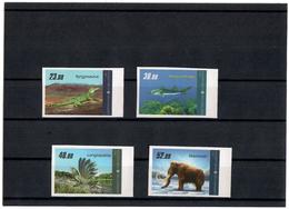 Kyrgyzstan.2012 Prehistoric Animals. Imperf 4v: 23, 30, 40, 52  726-29 B - Kirghizistan