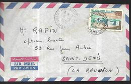 Afars & Issas  Lettre Du 08 05 1970 Vers Saint Denis De La Réunion - Storia Postale