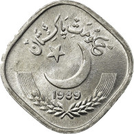 Monnaie, Pakistan, 5 Paisa, 1989, SUP, Aluminium, KM:52 - Pakistán