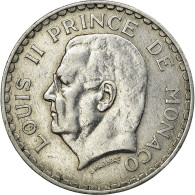 Monnaie, Monaco, Louis II, 5 Francs, 1945, TTB, Aluminium, Gadoury:MC135, KM:122 - 1949-1956 Franchi Antichi
