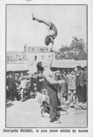 Georgette BUSNEL, La Plus Jeune Athlète Du Monde - Spectacle Forain - Cirque - Gymnastique - Gymnastique