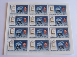 Bloc De 12 Timbres Jeux Olympiques Oblitérés Dpr Of KREA -1952 Helsinki - Verano 1952: Helsinki