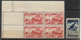 Fezzan P.A. N° 4 Neuf **bloc De 4 + PA N° 5 **  MNH Cote YT 45,6€ - Unused Stamps