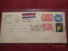 Lettre De 1956 Des Nations Unies (entier Postal) - Briefe U. Dokumente