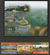 BRUNEI - N°748/9 + BLOC N°42 ** (2013) Sommet De L'association Des Nations De L'Asie Du Sud-Est - Brunei (1984-...)