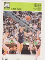 TH2088  ~~  SANJA OZEGOVIC,  YUGOSLAVIA, CROATIA --   SVIJET SPORTA CARD - Basketbal