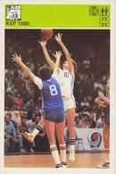 TH2090  ~~  KEP 1980,   ~  EUROBASKET WOMAN, YUGOSLAVIA,  --   SVIJET SPORTA CARD - Pallacanestro