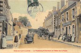 45-SULLY-SUR-LOIRE- LE FAUBOURG ST-GERMAIN ET L'HÔTEL DE LA POSTE - Sully Sur Loire