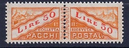 SAINT MARIN - COLIS POSTAUX 32  50L EN PAIRE NEUF* MLH COTE 60 EUR - Parcel Post Stamps