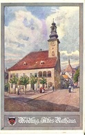 007468  Mödling - Altes Rathaus  Künstlerkarte  1925 - Mödling
