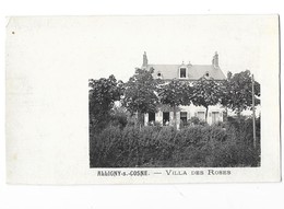 ALLIGNY COSNE (58) Carte Photo Villa Des Roses - Autres & Non Classés